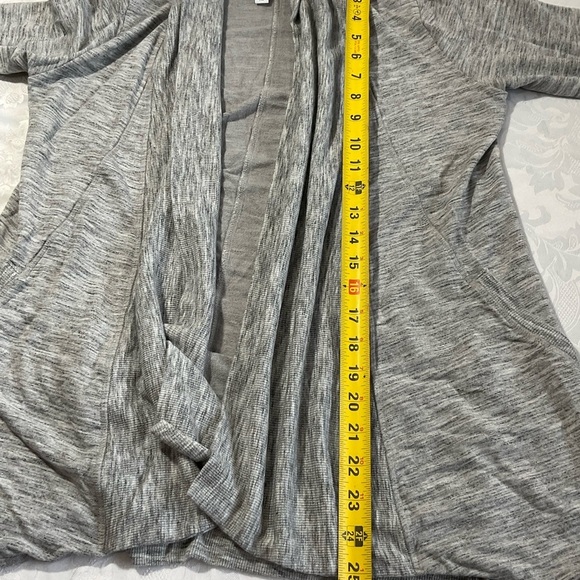 Athleta Womens light Gray Size Xtra Small Open Front Long Sleeve Cardigan - Picture 9 of 14